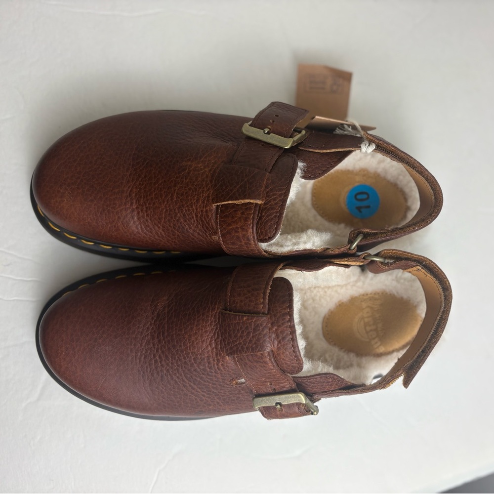 DR. Martens  JORGE II FAUX FUR LINED SLINGBACK MULES size 10 - Picture 5 of 8